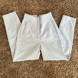 Zara Periwinkle High Waisted Trousers